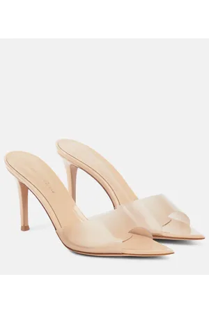 Gianvito Rossi Pantoletten Elle 85 mit Lackleder