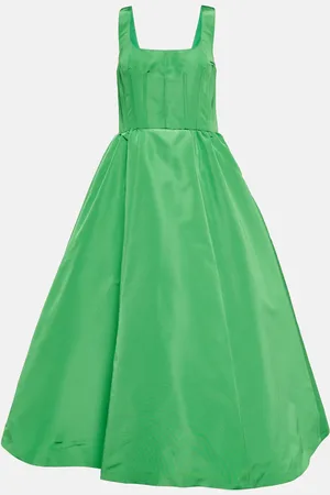 Carolina Herrera Midikleid aus Seide