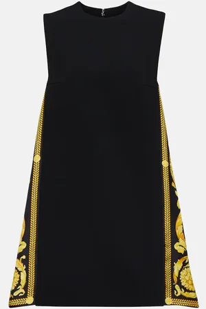 VERSACE Etuikleid Barocco aus Crêpe und Twill