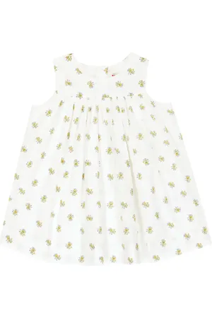 BONPOINT Baby Bedrucktes Kleid Clothi aus Baumwollpopeline