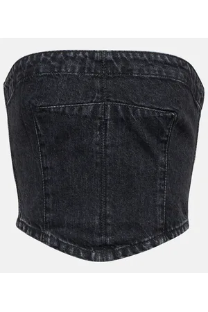 Stella McCartney Bustier-Top aus Denim