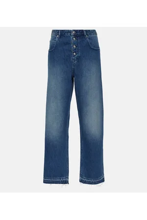Marant Etoile High-Rise Straight Jeans Belden