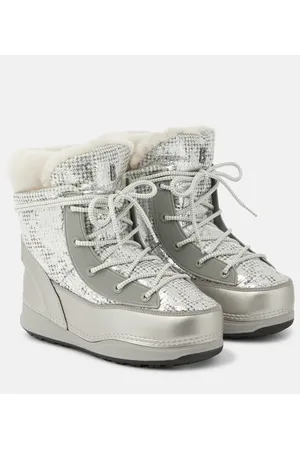 Bogner Schneestiefel Verbier aus Lederimitat mit Shearling