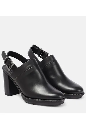 Max Mara Slingback-Pumps Clos aus Leder