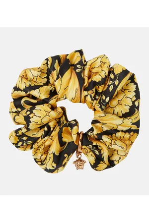 VERSACE Verziertes Scrunchie Barocco aus Satin