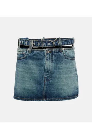 Y / PROJECT Jeansrock Y Belt