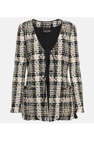 Oscar de la Renta Jacke aus einem Baumwollgemisch