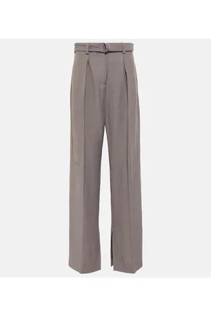 Jil Sander High-Rise-Hose aus Canvas