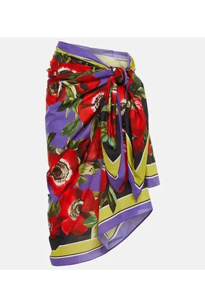 Dolce & Gabbana Bedruckter Pareo aus Baumwolle