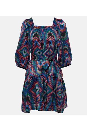 ERES Bedrucktes Minikleid Nightclub aus Seide