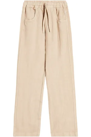 Il gufo Shorts aus Leinen