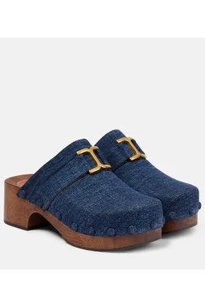 Chloé Chloé Clogs Marcie aus Denim