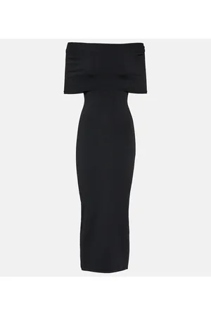 WARDROBE.NYC Off-Shoulder-Midikleid