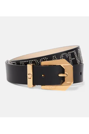 VERSACE Verzierter Gürtel aus Leder