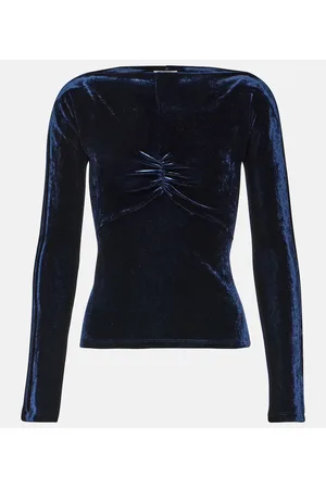 Paco rabanne Off-Shoulder-Top aus Samt