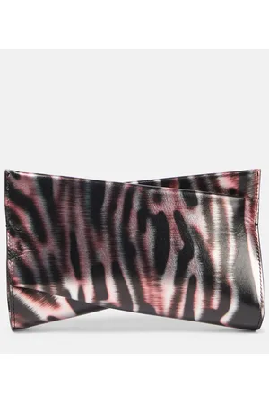 Christian Louboutin Clutch Loubitwist Small aus Leder
