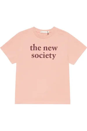 The New Society T-Shirt aus Baumwolle