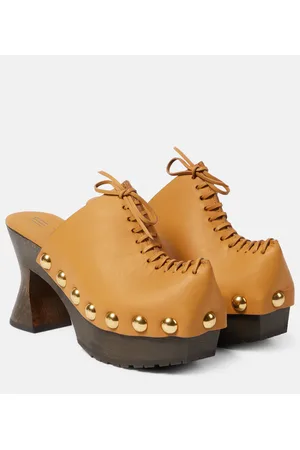 Etro Plateau-Clogs 50 aus Leder
