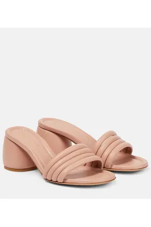 Gianvito Rossi Pantoletten aus Leder