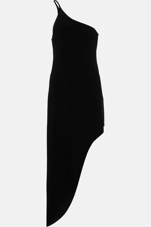 Norma Kamali Asymmetrisches One-Shoulder-Kleid