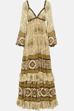 Etro Bedruckte Robe aus Seiden-Jacquard