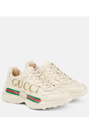 Gucci Sneakers Rhyton aus Leder