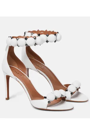 Alaïa Alaïa Sandalen La Bombe 90 aus Leder