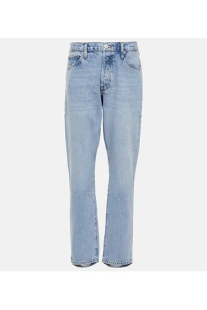 Frame Mid-Rise Straight Jeans Le Slouch