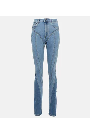 MUGLER High-Rise Skinny Jeans