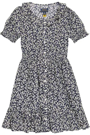 Ralph Lauren Bedrucktes Kleid aus Baumwolle