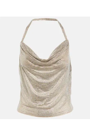 GIUSEPPE DI MORABITO Top mit Kristallen