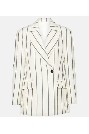 Brunello Cucinelli Blazer aus Leinen und Baumwolle