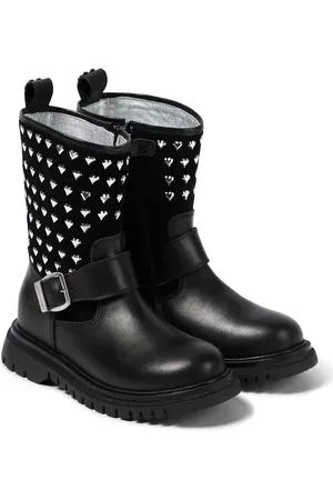 MONNALISA Verzierte Stiefel aus Leder