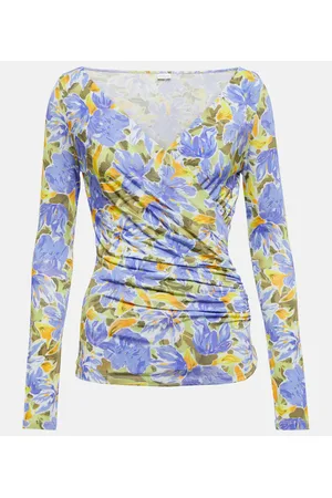 DRIES VAN NOTEN Bedrucktes Longsleeve aus Jersey