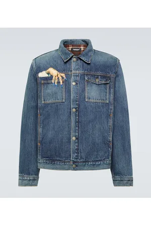 UNDERCOVER Verzierte Jeansjacke