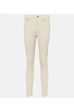 Ralph Lauren High-Rise-Hose aus Leder