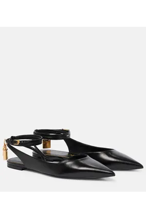 Tom Ford Slingback-Ballerinas Padlock aus Leder