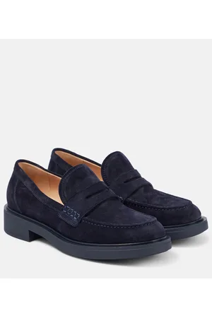 Gianvito Rossi Loafers Harris aus Veloursleder