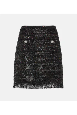Giambattista Valli Verzierter Minirock aus Tweed