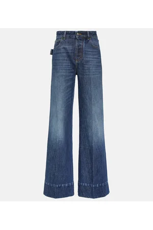 Bottega Veneta High-Rise Wide-Leg Jeans