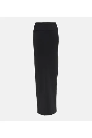 Rick Owens High-Rise-Maxirock aus Cady
