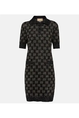 Gucci Minikleid GG aus Jacquard-Strick