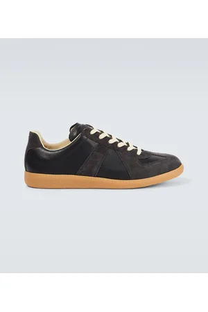 Maison Margiela Sneakers Replica aus Leder und Veloursleder