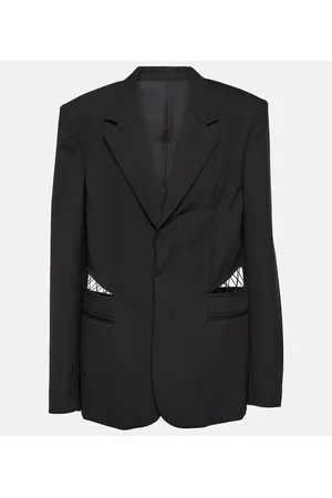 DION LEE Blazer aus Wolle mit Spitze