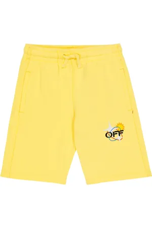 OFF-WHITE Bedruckte Shorts aus Baumwoll-Jersey