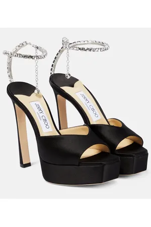 Jimmy Choo Verzierte Plateausandalen Saeda 125