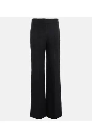 Chloé Chloé High-Rise-Hose aus einem Wollgemisch