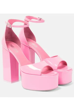PARIS TEXAS Plateausandalen Tatiana aus Lackleder
