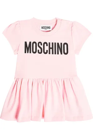 Moschino Baby Bedrucktes Kleid aus Baumwoll-Jersey