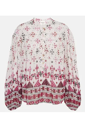 Marant Etoile Bedruckte Bluse Salika aus Baumwolle